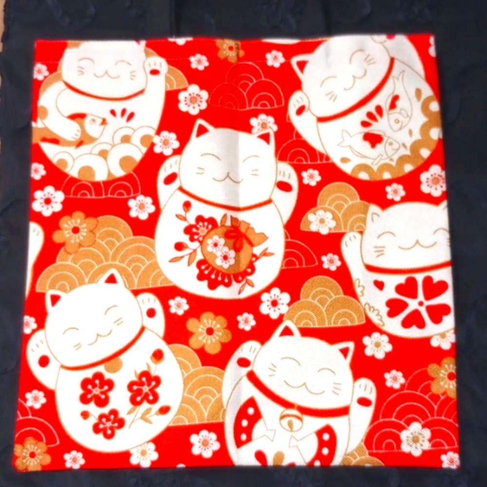 Lucky Kitty Chinese Tote